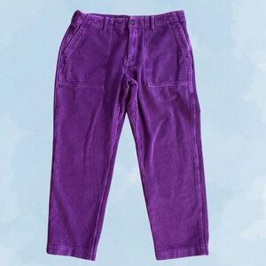 Men's Purple Corduroy Pants
